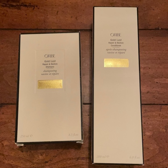 Gold Lust shampoo and conditioner